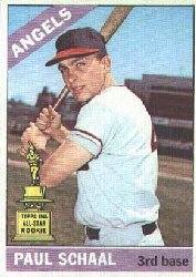 1966 Topps Baseball Cards      376     Paul Schaal